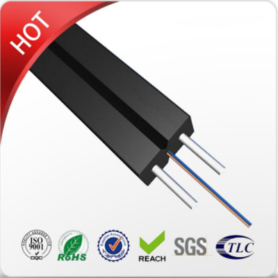 강선 FRP와 검은 / 흰 재킷은 홈 네트워크를 위한 광섬유 Ethernet 케이블을 강화합니다