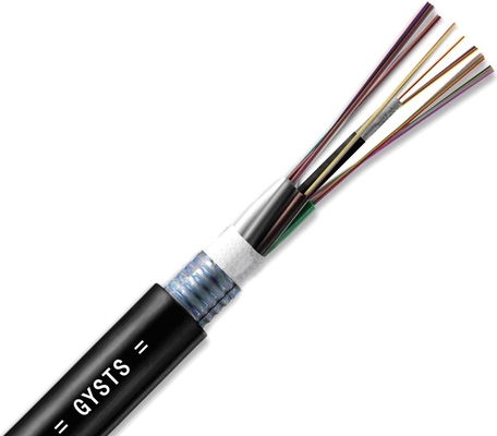 싱글 모드 멀티 모드 외관 광섬유 케이블 총 지름 9.5x18.3mm