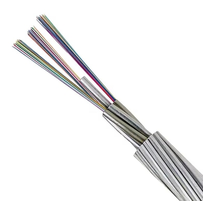 맞춤형 중앙 튜브 OPGW 광섬유 케이블과 PE 재킷을 위한 FTTH FTTB FTTX 네트워크