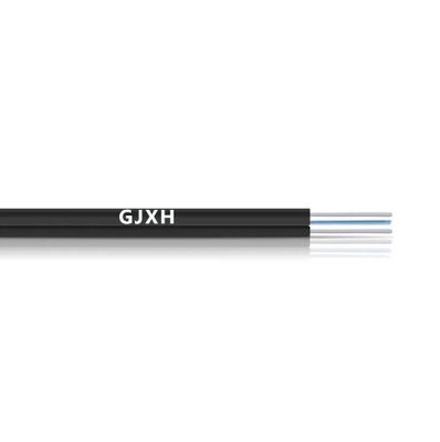 2 코어 단일 모드 2 평행 FRP FTTH GJXH 드롭 광섬유 케이블