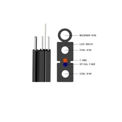 외관 1코어 2코어 4코어 자부족 G657a1 G657a2 9/125 FTTH 드롭 케이블