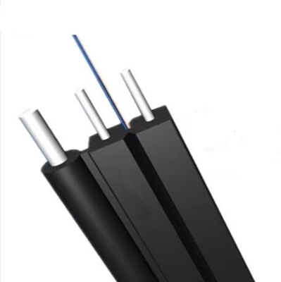 플렉서블 2 6 코어 G657 A1 G 657a1 자기 지원 FTTH 광섬유 드롭 케이블