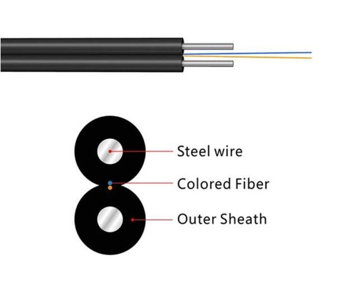FTTH 드롭 케이블 1 코어 G657A2 G657A1 광섬유 케이블