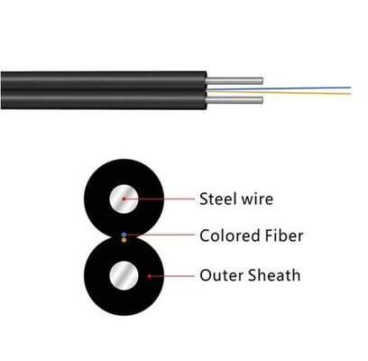 FTTH 드롭 케이블 1fo G657A 광섬유 케이블