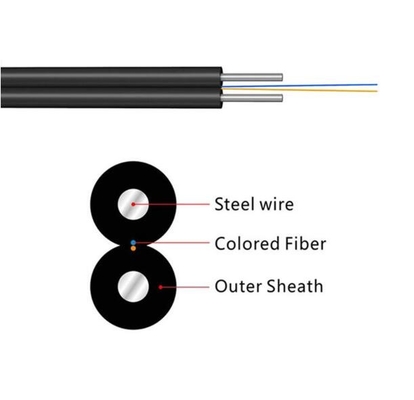 FTTH 드롭 케이블 1 코어 G657A2 G657A1 광섬유 케이블