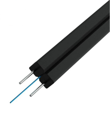 4 코어 평면 자 지원 FTTH 야외 드롭 광섬유 케이블 Gyfxtby