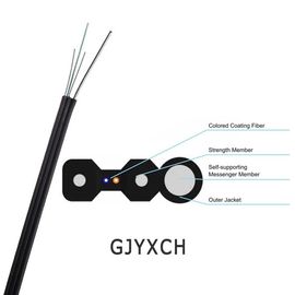GJYXCH / GJYXFCH 야외 자립하 FTTH 드롭 케이블 1/2/4 핵심 단일모드 수치 8 광섬유 케이블