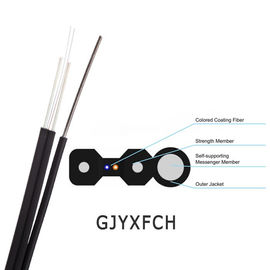 GJYXCH / GJYXFCH 야외 자립하 FTTH 드롭 케이블 1/2/4 핵심 단일모드 수치 8 광섬유 케이블