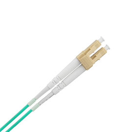 1개 MPO-LC 24 코어 MPO OM3 광섬유 패치 코드 케이블 3M 다중 모드 커넥터