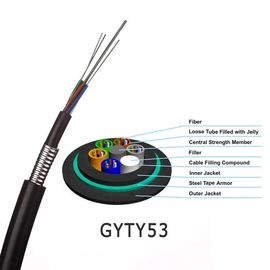 GYTY53 커뮤니케이션 큰 핵심 구조 광섬유 기갑 케이블