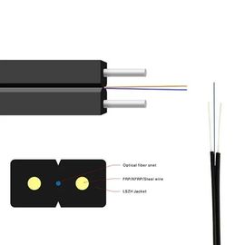 FTTH GJYXFH 나비형 광 케이블 단순한 활 종류 G657A1 드롭 와이어 광섬유 2 핵심