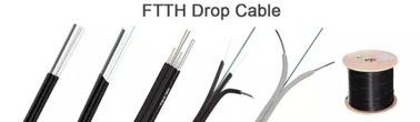 FTTH GJYXFH 나비형 광 케이블 단순한 활 종류 G657A1 드롭 와이어 광섬유 2 핵심