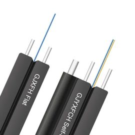 홈 네트워크를 위한 FTTH 야외 실내 드롭 케이블 GJYXCH / GJYXFCH 광섬유 케이블