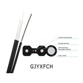PVC 또는 LSZH는 조가선 프트스 드롭 케이블 광섬유를 입힙니다
