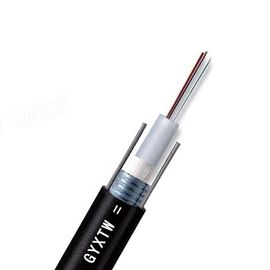 8.9mm 케이블 지름 GYXTW 12 코어 G652D 중앙 느슨 파이브 외부 공기 및 도크트 광섬유 케이블 와이어 PE 재킷
