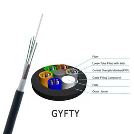 모든 다이렉트릭 느슨 튜브 FRP 12 코어 광섬유 케이블 아라미드 가이름 PE/LSZH 외부 껍질과 함께 선물