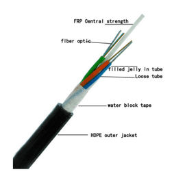 FRP 122-144는 GYFTY G652D 야외 광섬유 케이블을 공동을 만듭니다