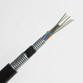 직접매설식（배관） 야외 광섬유 케이블에 관한 강탈된 HDPE 두배 덮개 GYTA53/GYTS53 단일모드