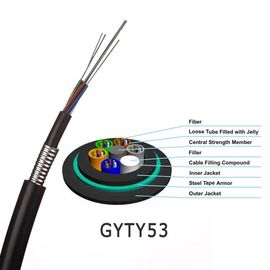 지하 통신 GYTY53 단일모드 무장한 야외 섬유 케이블