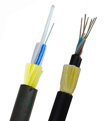 G652D 공기 모두 유전성 ADSS 광섬유 케이블 FRP 검은 HDPE 덮개