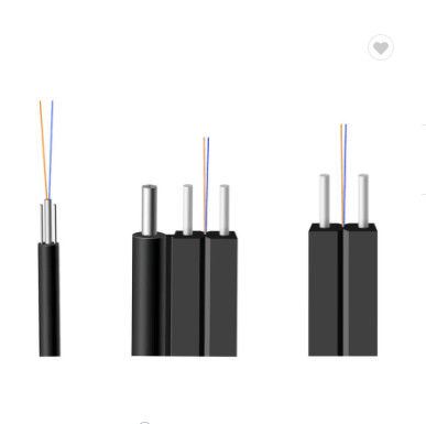 통신을 위한 G657A1 G657A2 편평한 FTTH 광섬유 케이블