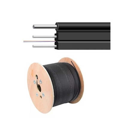 GJYXCH FTTH 야외 자립형 드롭 케이블 2 코어 G657A1 섬유 그림 8 광섬유 케이블 철강선
